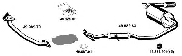 EBERSPACHER 492004 Система випуску ОГ