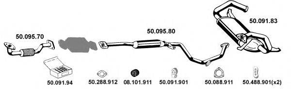 EBERSPACHER 502008 Система випуску ОГ