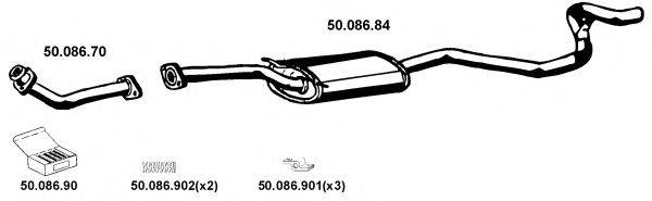 EBERSPACHER 502058 Система випуску ОГ