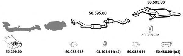 EBERSPACHER 502005 Система випуску ОГ