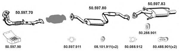 EBERSPACHER 502004 Система випуску ОГ