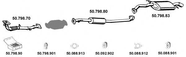 EBERSPACHER 502036 Система випуску ОГ