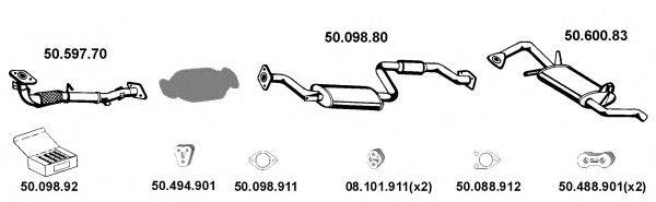 EBERSPACHER 502034 Система випуску ОГ