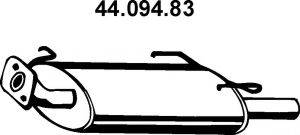 EBERSPACHER 4409483 Глушник вихлопних газів кінцевий