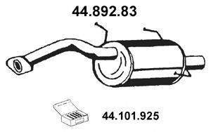 EBERSPACHER 4489283 Глушник вихлопних газів кінцевий