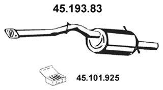 EBERSPACHER 4519383 Глушник вихлопних газів кінцевий