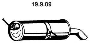 EBERSPACHER 19909 Глушник вихлопних газів кінцевий