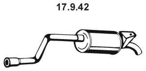 EBERSPACHER 17942 Глушник вихлопних газів кінцевий