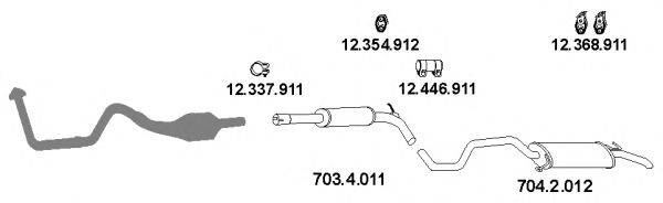 EBERSPACHER AP1015 Система випуску ОГ