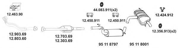 EBERSPACHER 12037 Система випуску ОГ