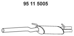 EBERSPACHER 95115005 Середній глушник вихлопних газів