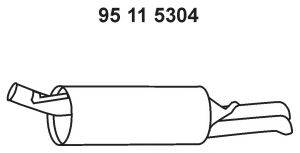 EBERSPACHER 95115304 Глушник вихлопних газів кінцевий