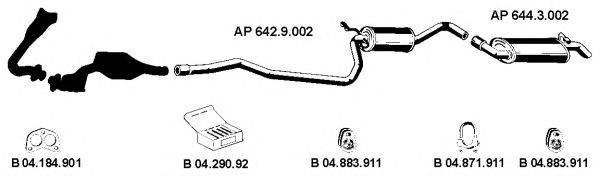 EBERSPACHER AP2149 Система випуску ОГ