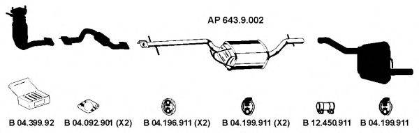 EBERSPACHER AP2160 Система випуску ОГ