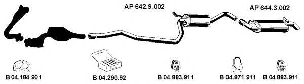 EBERSPACHER AP2174 Система випуску ОГ