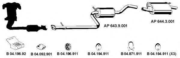 EBERSPACHER AP2180 Система випуску ОГ