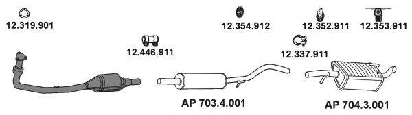 EBERSPACHER AP2370 Система випуску ОГ