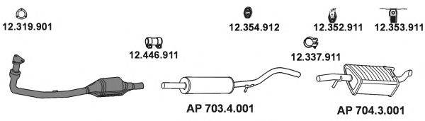 EBERSPACHER AP2371 Система випуску ОГ