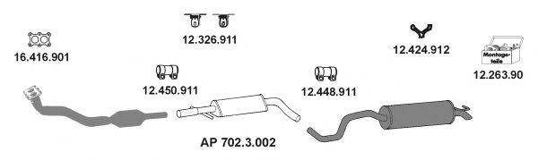 EBERSPACHER AP2402 Система випуску ОГ