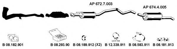 EBERSPACHER AP2197 Система випуску ОГ