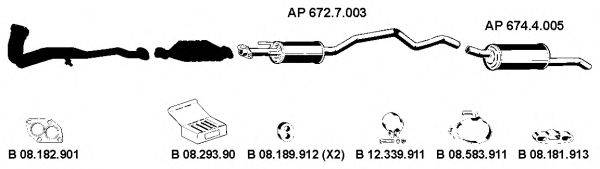 EBERSPACHER AP2208 Система випуску ОГ