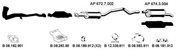 EBERSPACHER AP2211 Система випуску ОГ