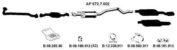 EBERSPACHER AP2224 Система випуску ОГ