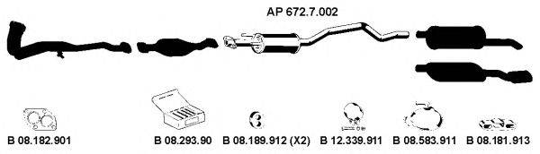 EBERSPACHER AP2229 Система випуску ОГ