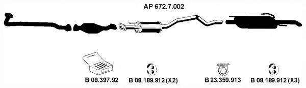 EBERSPACHER AP2242 Система випуску ОГ