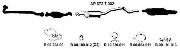 EBERSPACHER AP2249 Система випуску ОГ