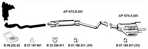 EBERSPACHER AP2295 Система випуску ОГ