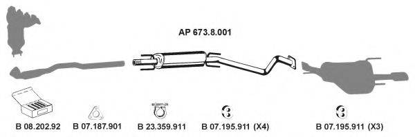 EBERSPACHER AP2305 Система випуску ОГ