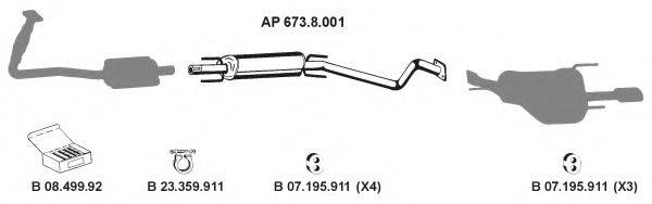 EBERSPACHER AP2309 Система випуску ОГ