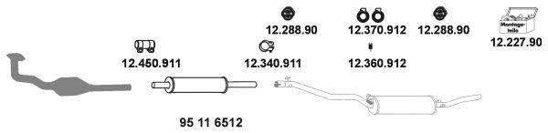 EBERSPACHER 12669 Система випуску ОГ