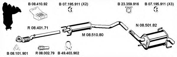 EBERSPACHER 082546 Система випуску ОГ