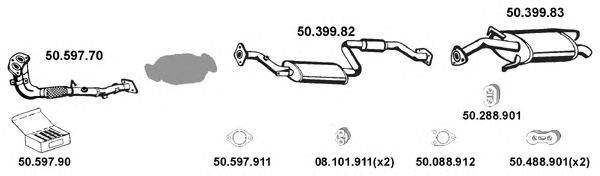 EBERSPACHER 502062 Система випуску ОГ