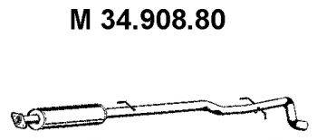 EBERSPACHER 3490880 Середній глушник вихлопних газів