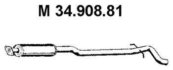 EBERSPACHER 3490881 Середній глушник вихлопних газів