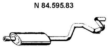 EBERSPACHER 8459583 Глушник вихлопних газів кінцевий