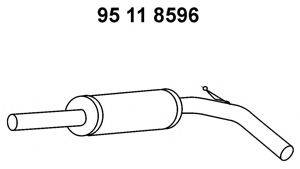 EBERSPACHER 95118596 Середній глушник вихлопних газів