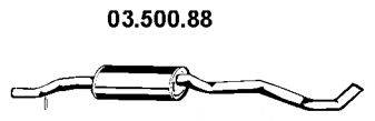 EBERSPACHER 0350088 Середній глушник вихлопних газів