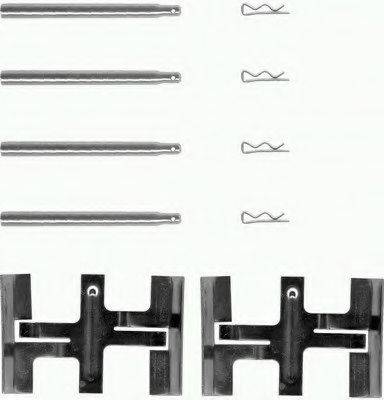 MINTEX MBA1045 Комплектуючі, колодки дискового гальма