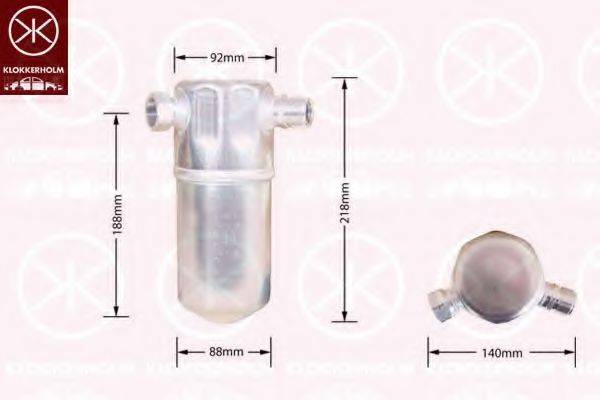 KLOKKERHOLM 001230D152 Осушувач, кондиціонер
