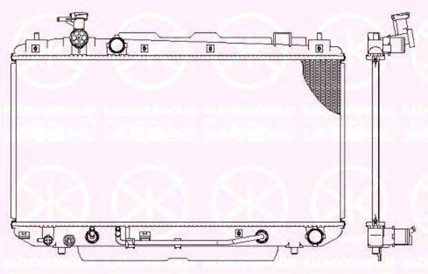 KLOKKERHOLM 8179302299 Радіатор, охолодження двигуна