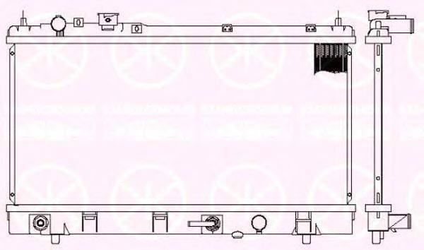KLOKKERHOLM 3407302173 Радіатор, охолодження двигуна