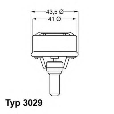 WAHLER 302989 Термостат, охолоджуюча рідина