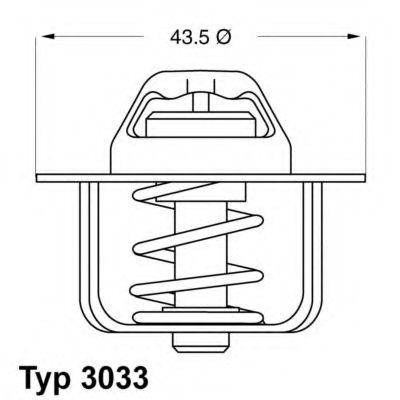 WAHLER 303384D Термостат, охолоджуюча рідина