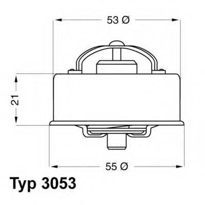 WAHLER 305385 Термостат, охолоджуюча рідина