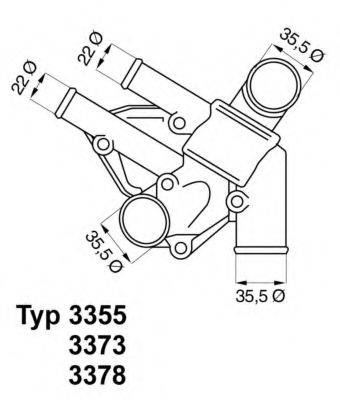 WAHLER 337380D Термостат, охолоджуюча рідина