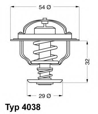 WAHLER 403876D Термостат, охолоджуюча рідина